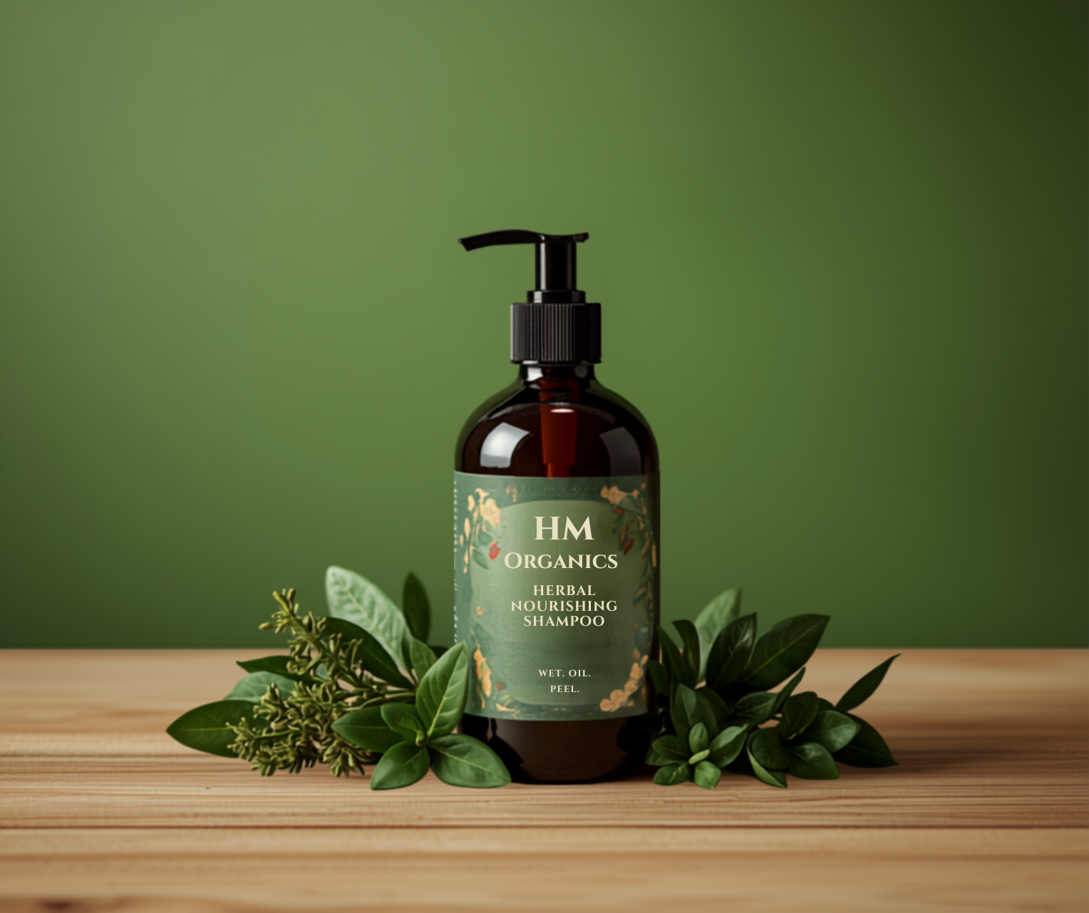 HM Organics Herbal Nourishing Shampoo